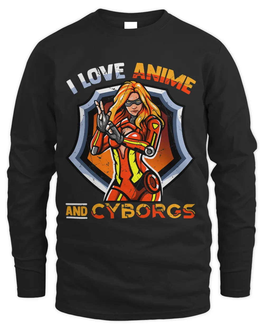 I Love Anime And Cyborgs Kawaii Otaku Manga Future Girl
