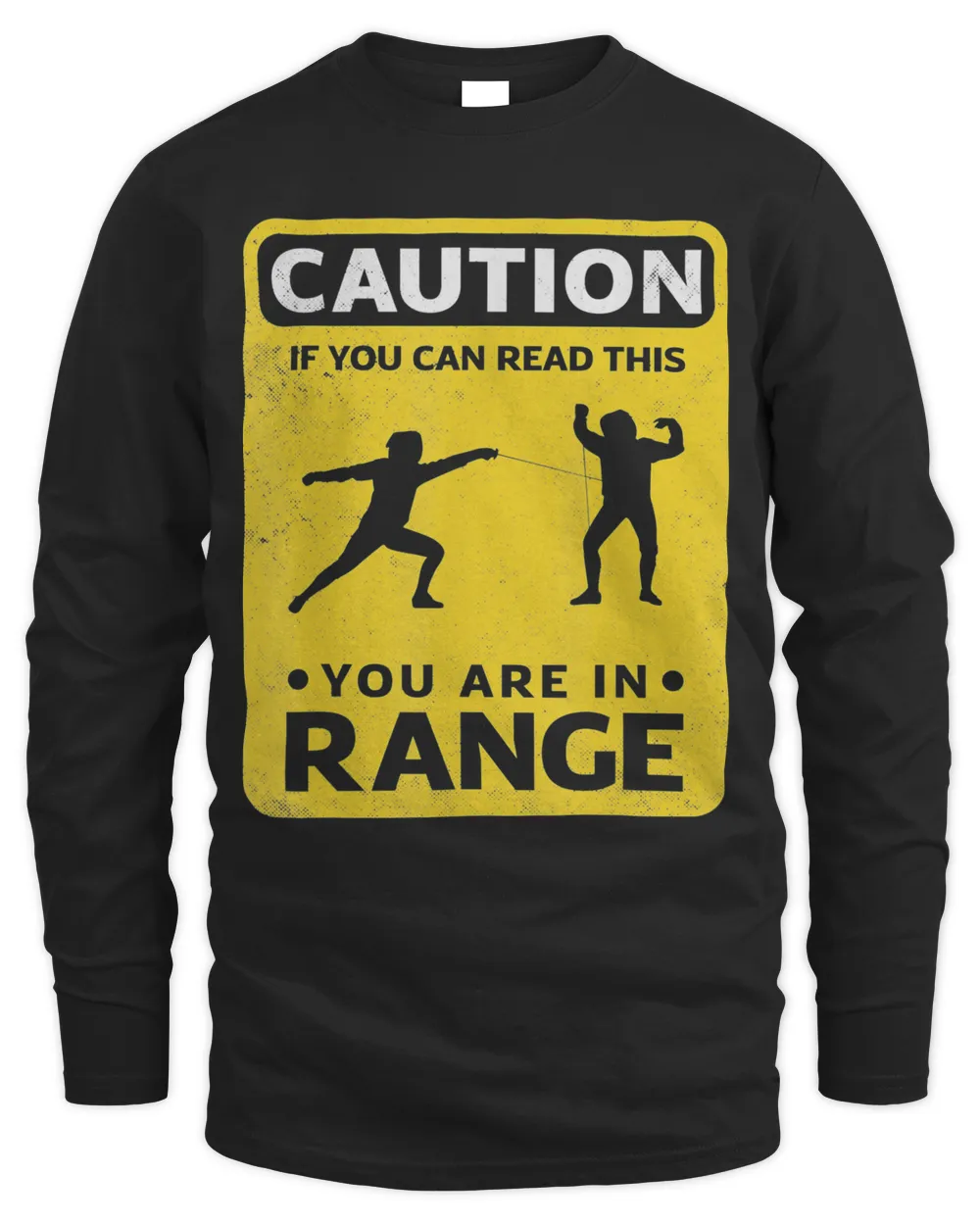 You're in range Men's Long Sleeved T-Shirt black s