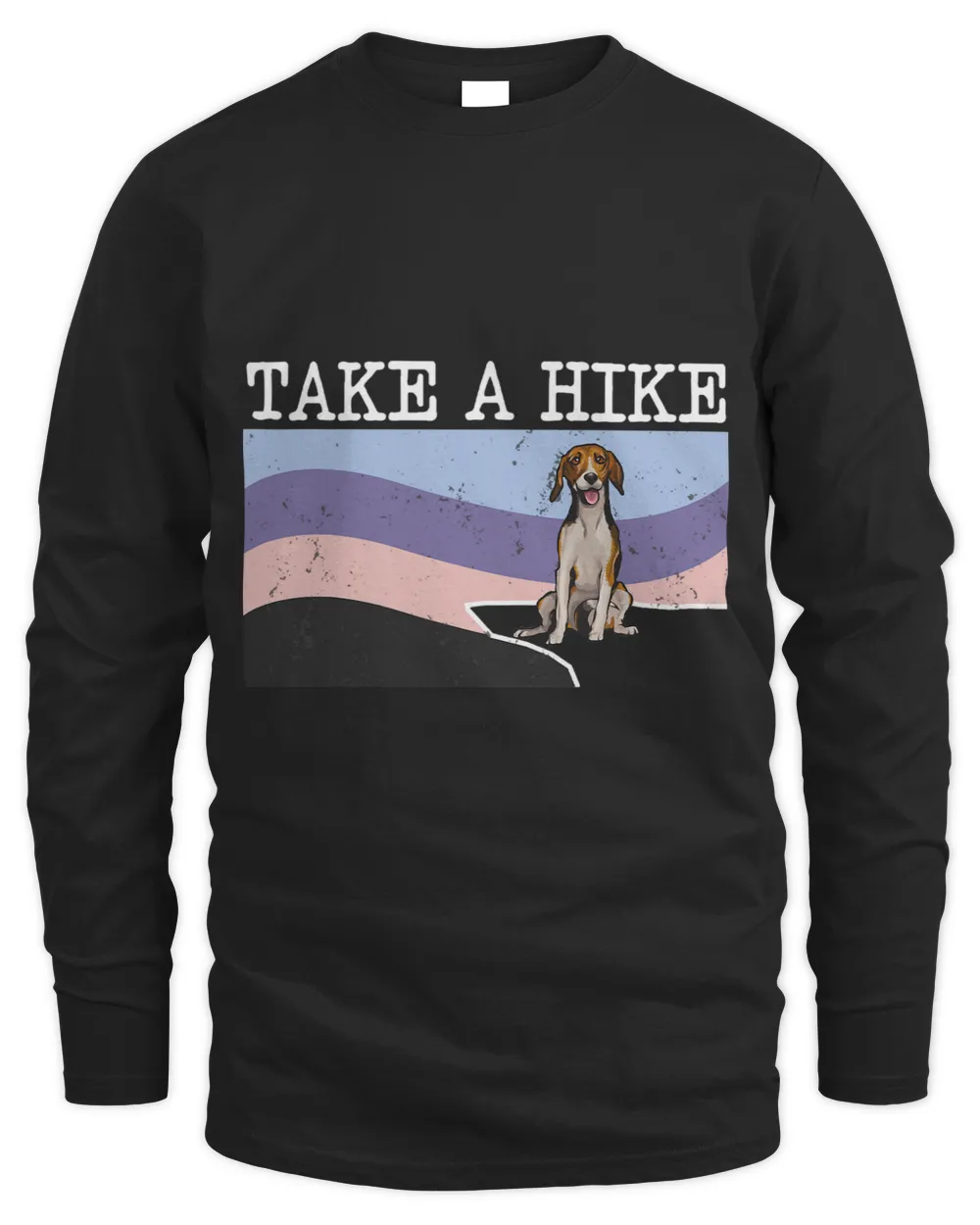 Take A Hike American Foxhound Funny Graphic Hiking 2