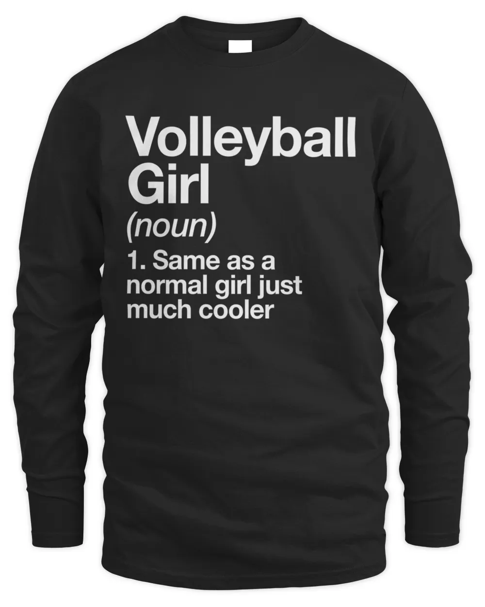 Volleyball Girl Men's Long Sleeved T-Shirt black s