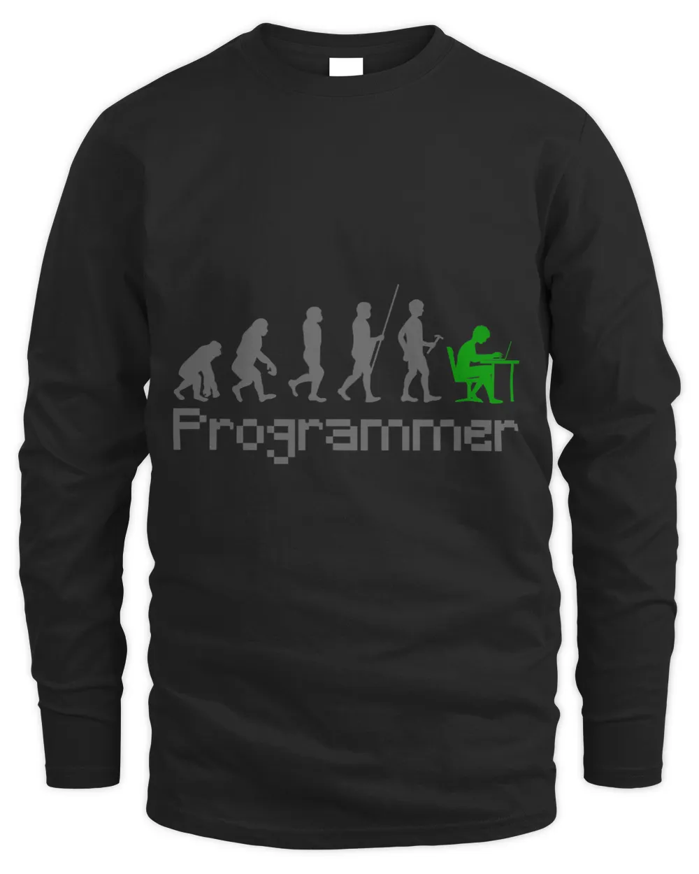 Development of the programmer IT Men's Long Sleeved T-Shirt black s