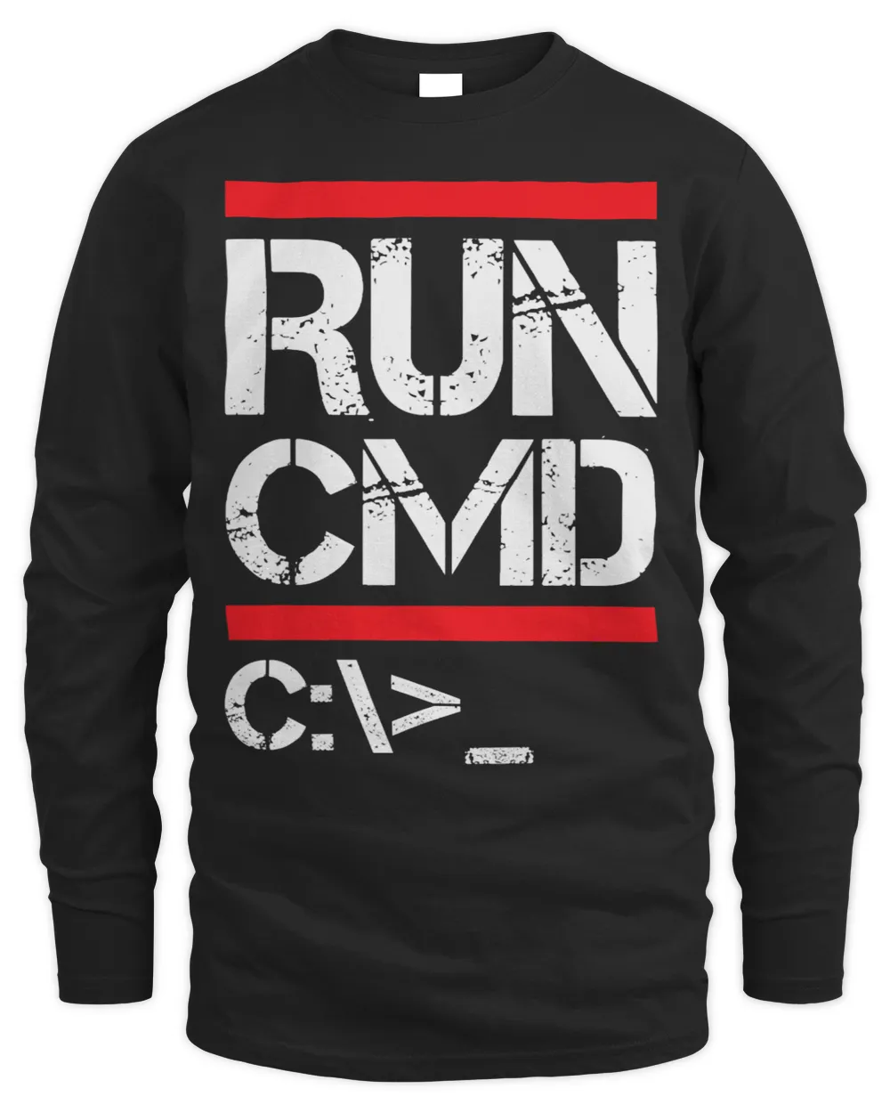 It makes a great present for hackers coders and programmers Men's Long Sleeved T-Shirt black s