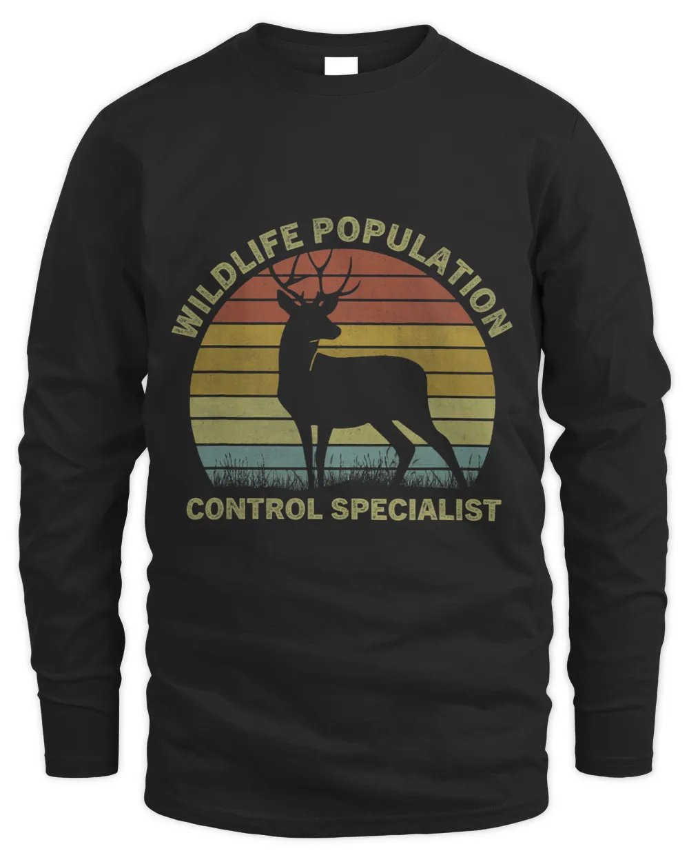 Wildlife Population Control Specialist Vintage Deer Hunting