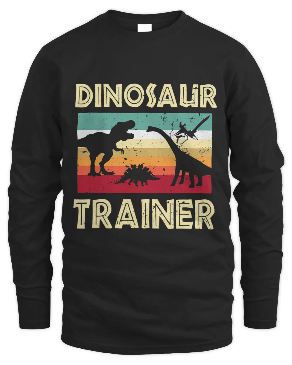 Retro Dinosaur Trainer Shirt Cute Dinosaur Lover Costume