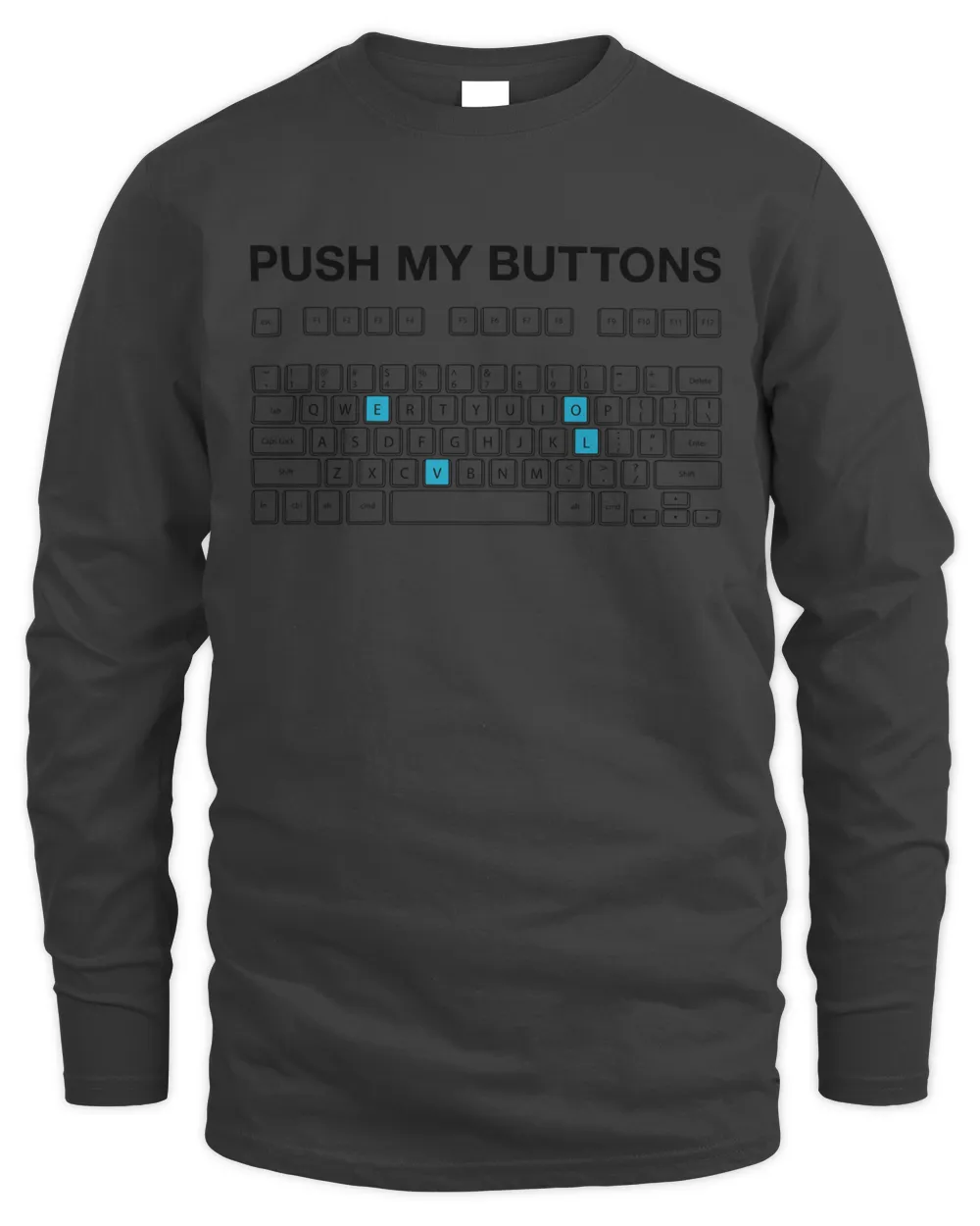 Push My Buttons Funny Couple Love Unisex T-Shirt