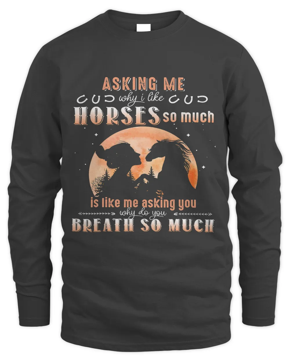 Horse Silhouette Gifts For Girls Women Who Love Horses