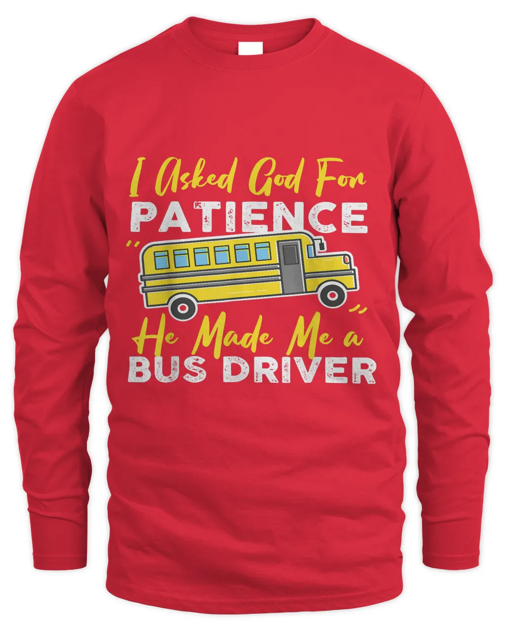 Funny School Bus Driver Christian Design with God