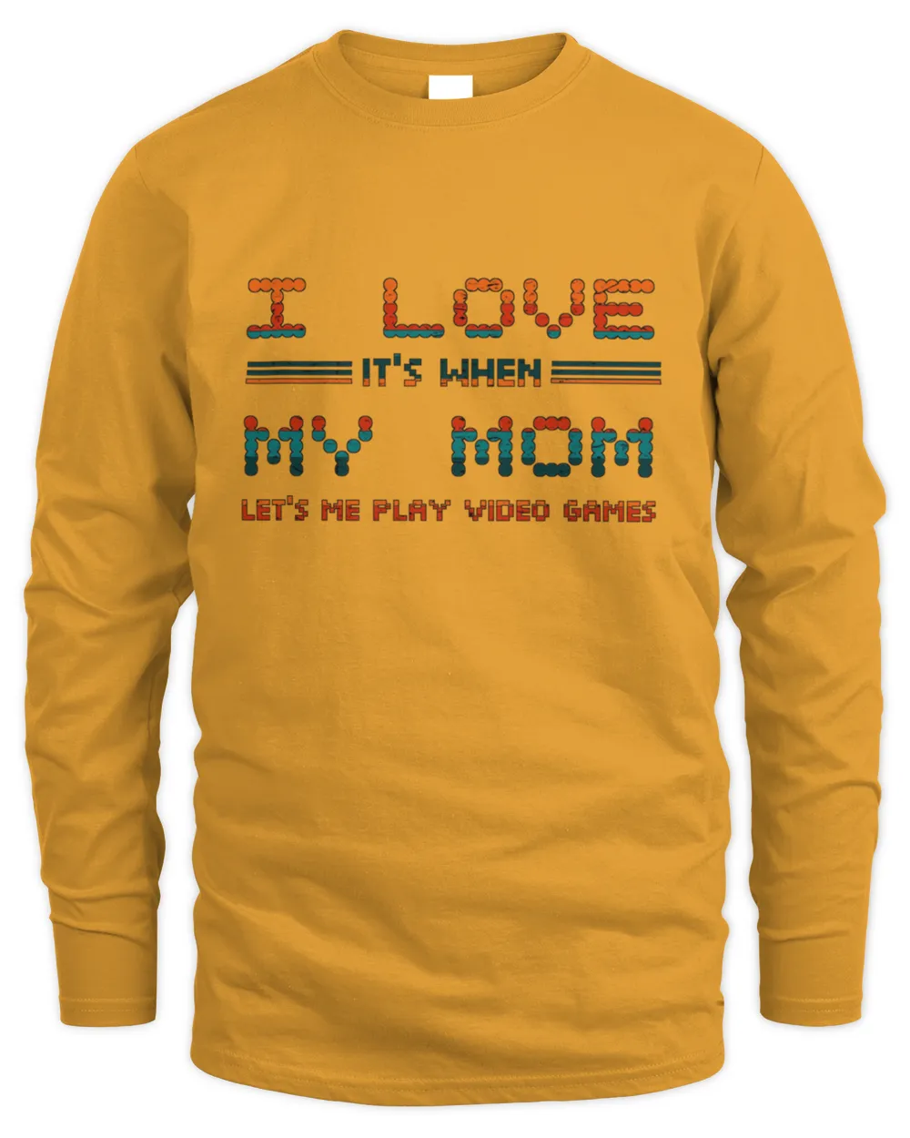 New Funny vintage video games shirt i love it when my mom lets me play video games shirt 9 T-Shirt