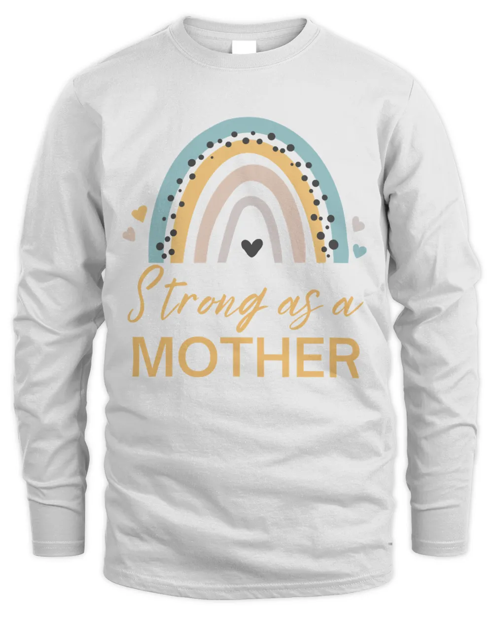 Strong as a Mother Blue Rainbow Classic T-Shirt