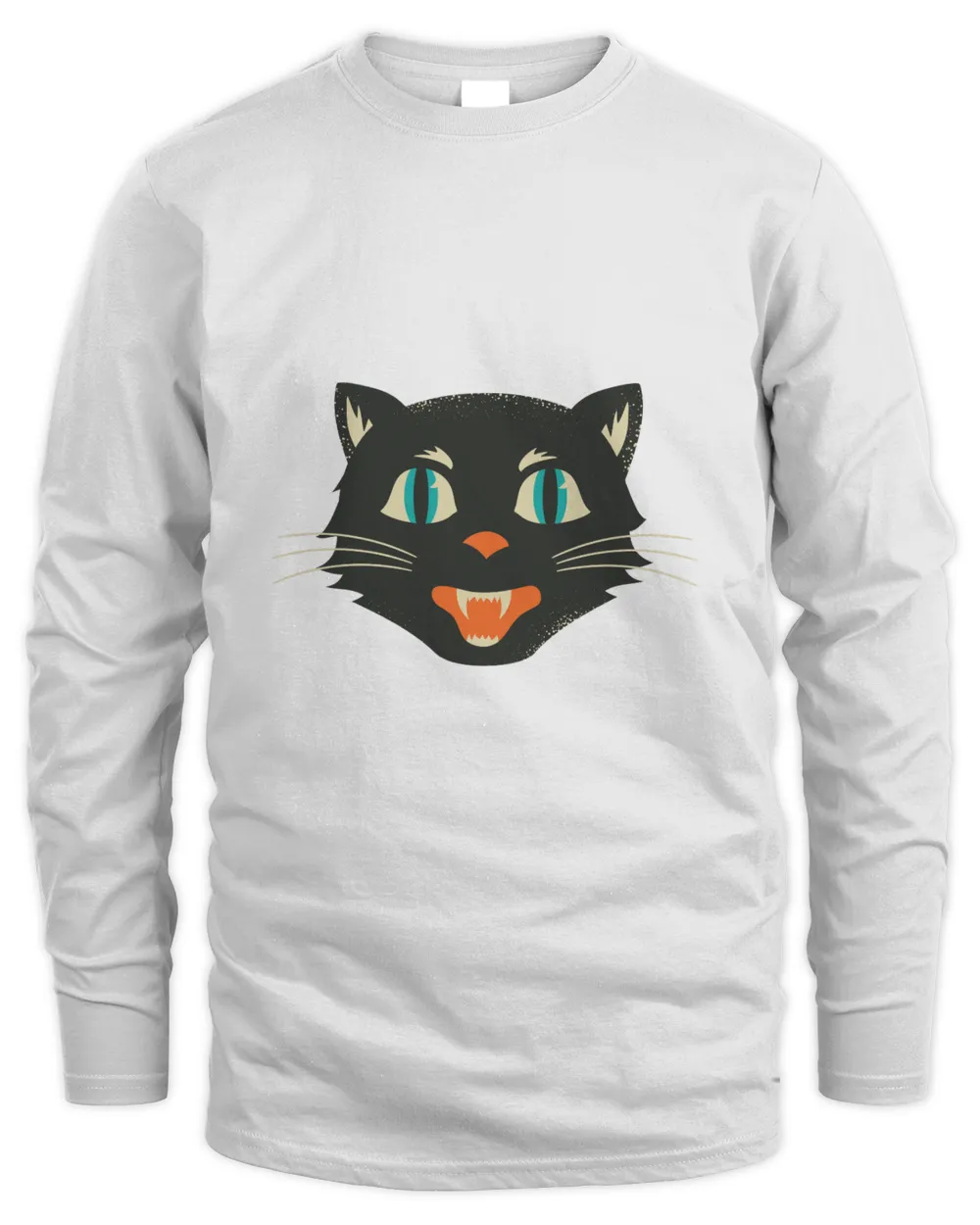 Vintage Halloween Cat t shirt hoodie sweater