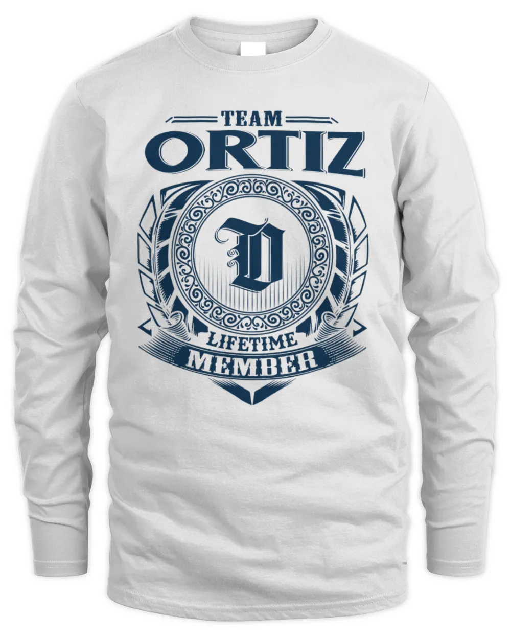 Team Ortiz Lifetime Member Men's Long Sleeved T-Shirt white s