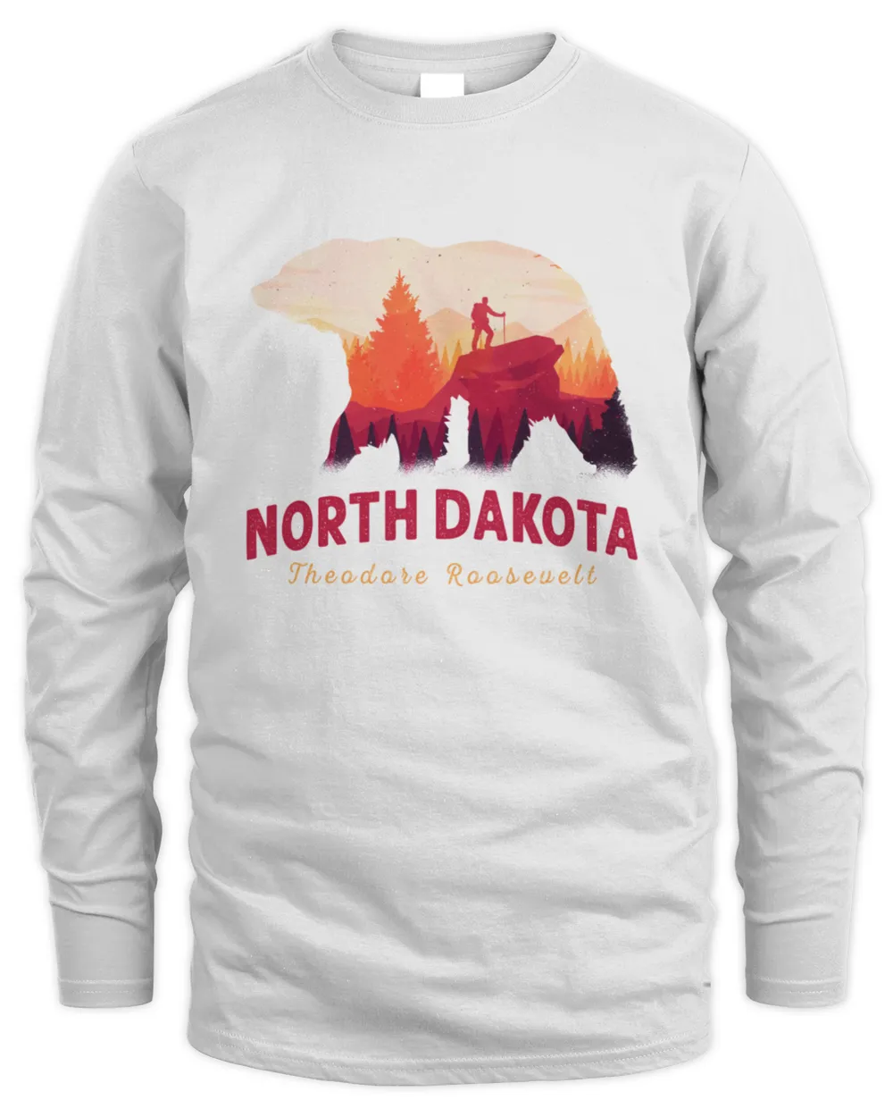 Vintage Theodore Roosevelt National Park North Dakota1296 T-Shirt