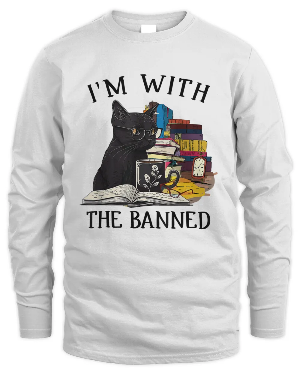 I'm with The Banned Cat Lover Book Worm