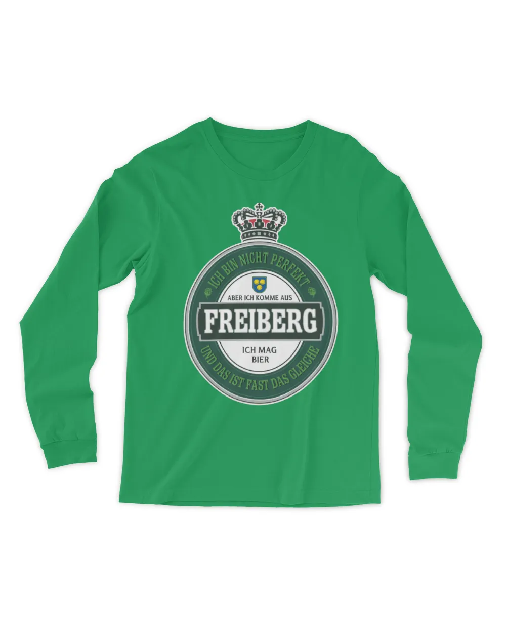 FREIBERG Men's Long Sleeved T-Shirt irish-green s