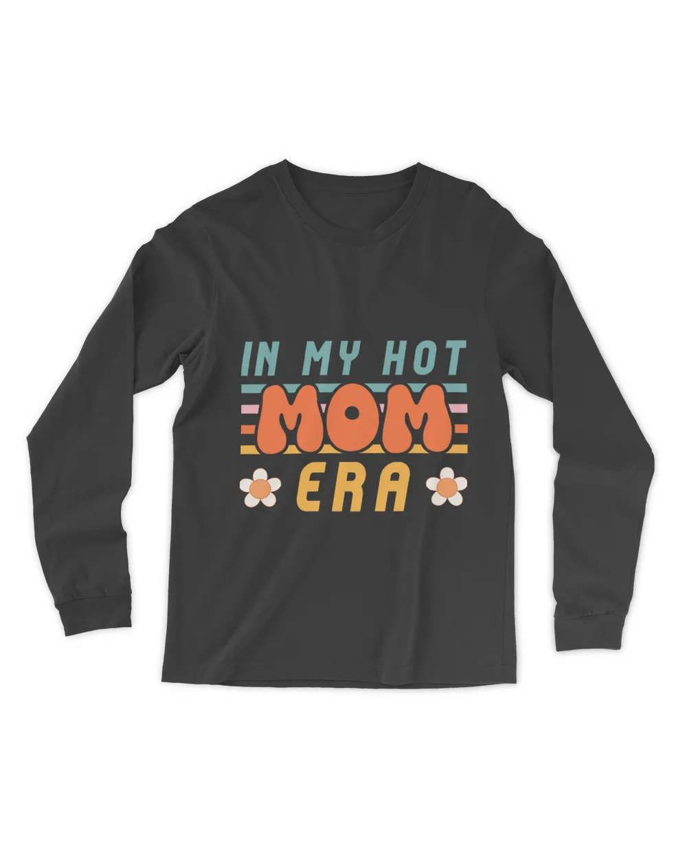 Groovy In My Hot Mom Era Funny Mothers Day Baby Announcement