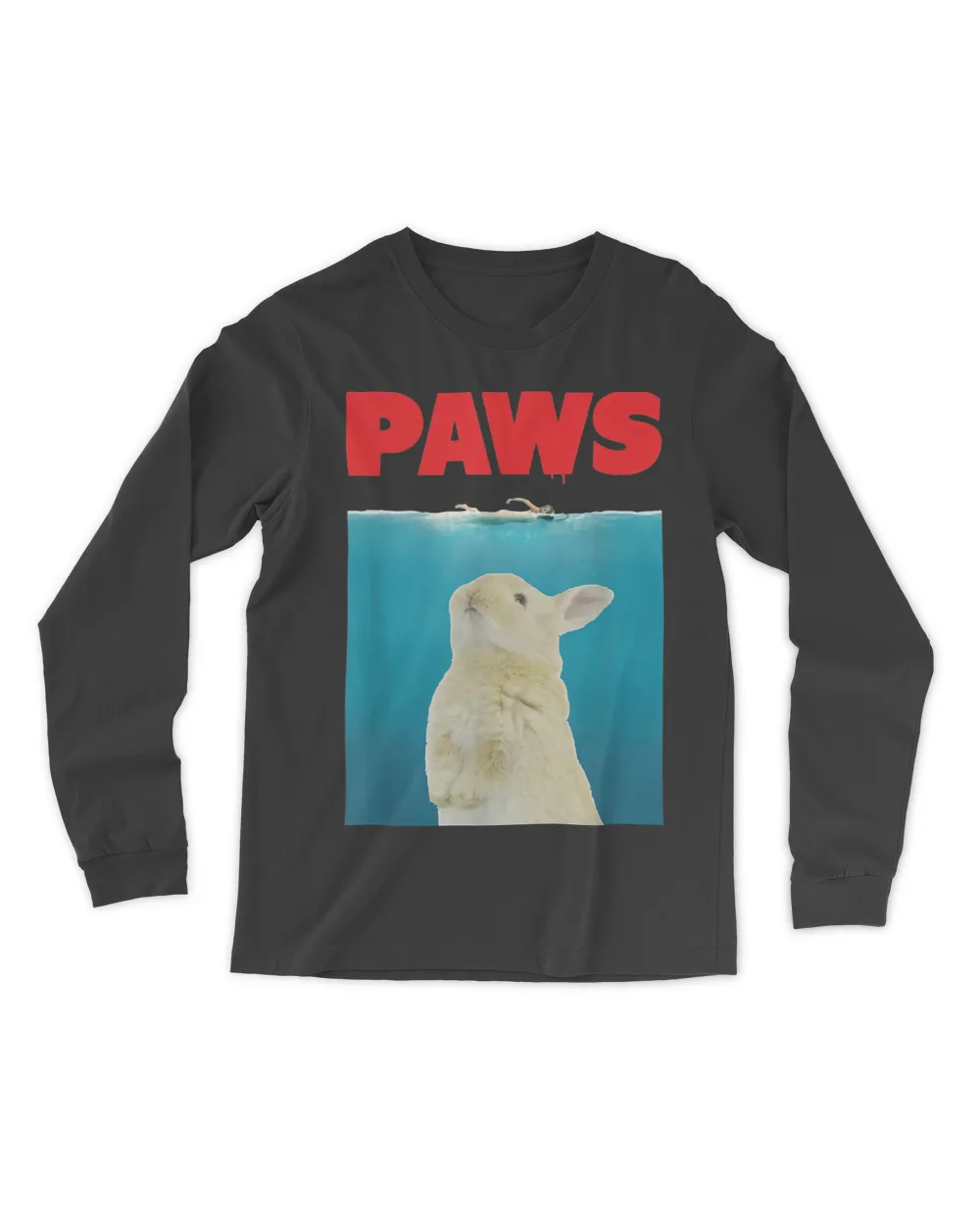 Paws Men's Long Sleeved T-Shirt black s