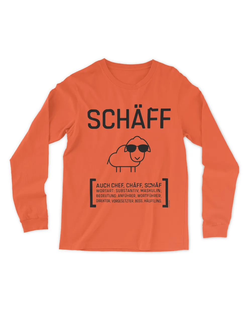 Mens Schäff Chef Funny Saying Sheep Sunglasses