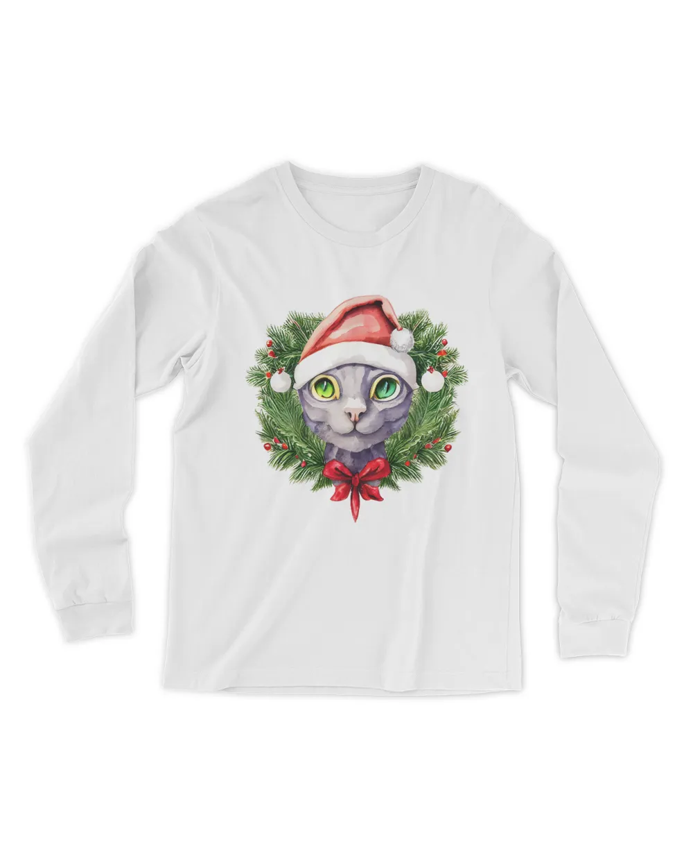 Cute Sphinx Cat Christmas Sublimation QTCAT202211080017