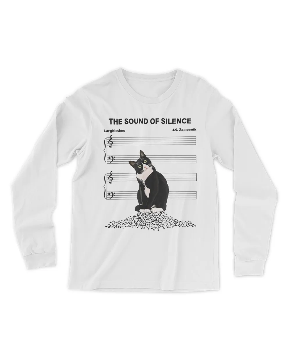The Sound Of Silence Music and Cats Lover HOC040423A13