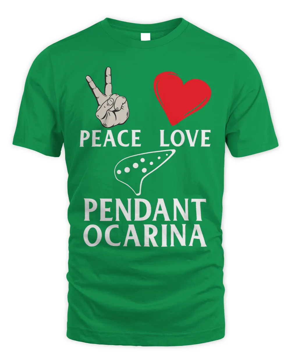 Peace Love Pendant Ocarina Instrument Pendant Ocarina Player