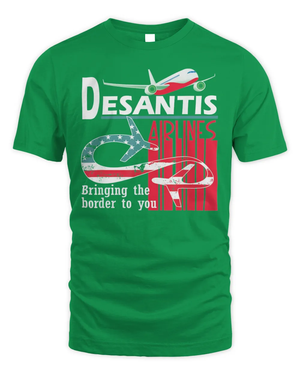 DESANTIS AIRLINES American Flag T-Shirt