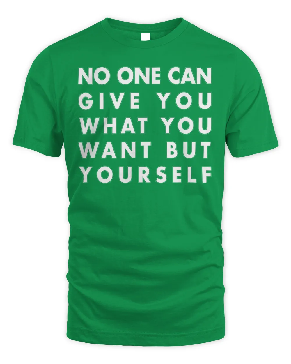 No one can give you what you want but yourself T-Shirt