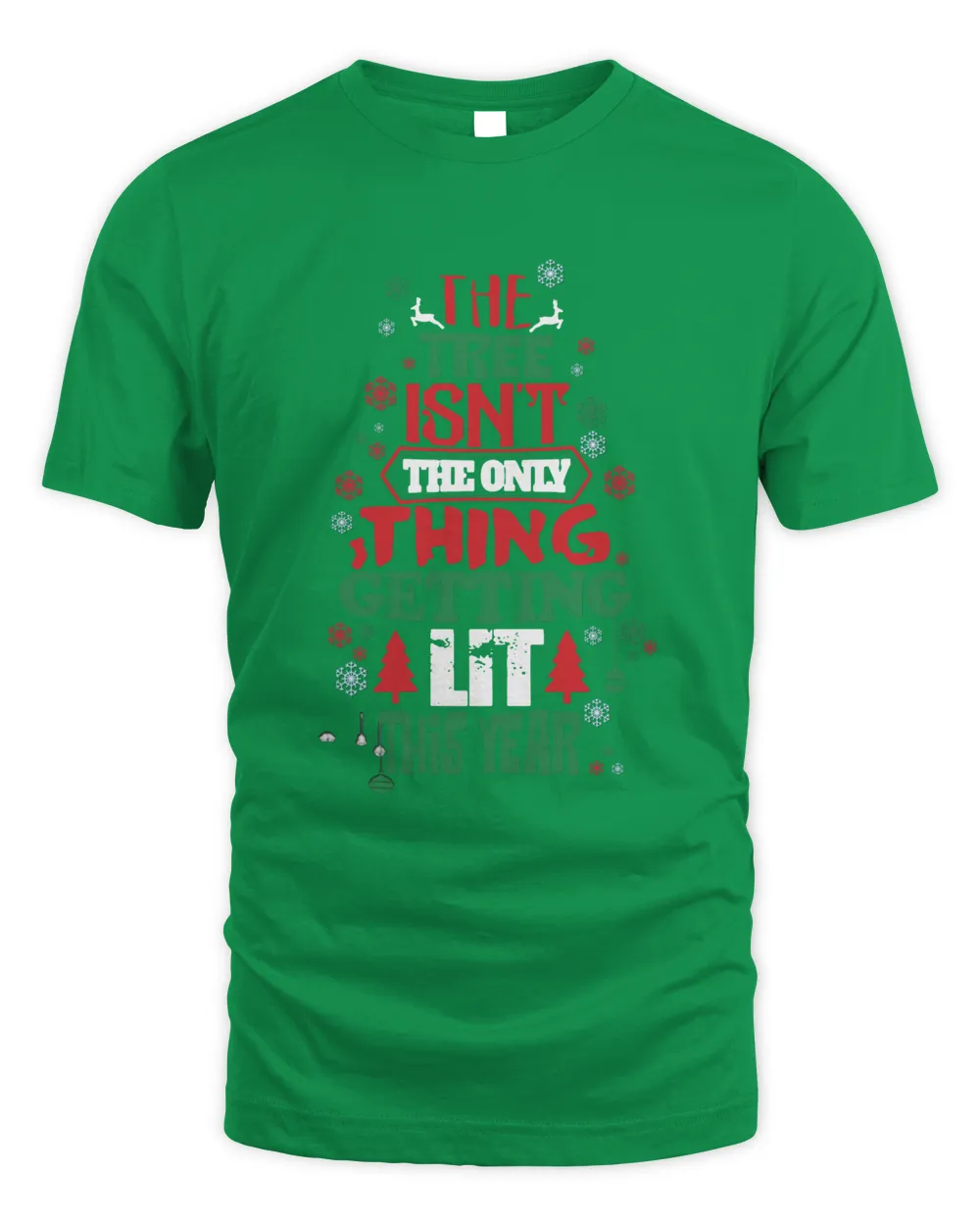 The Free Isn't The Only Thing Getting Lit This Year Merry Christmas Sweatshirt