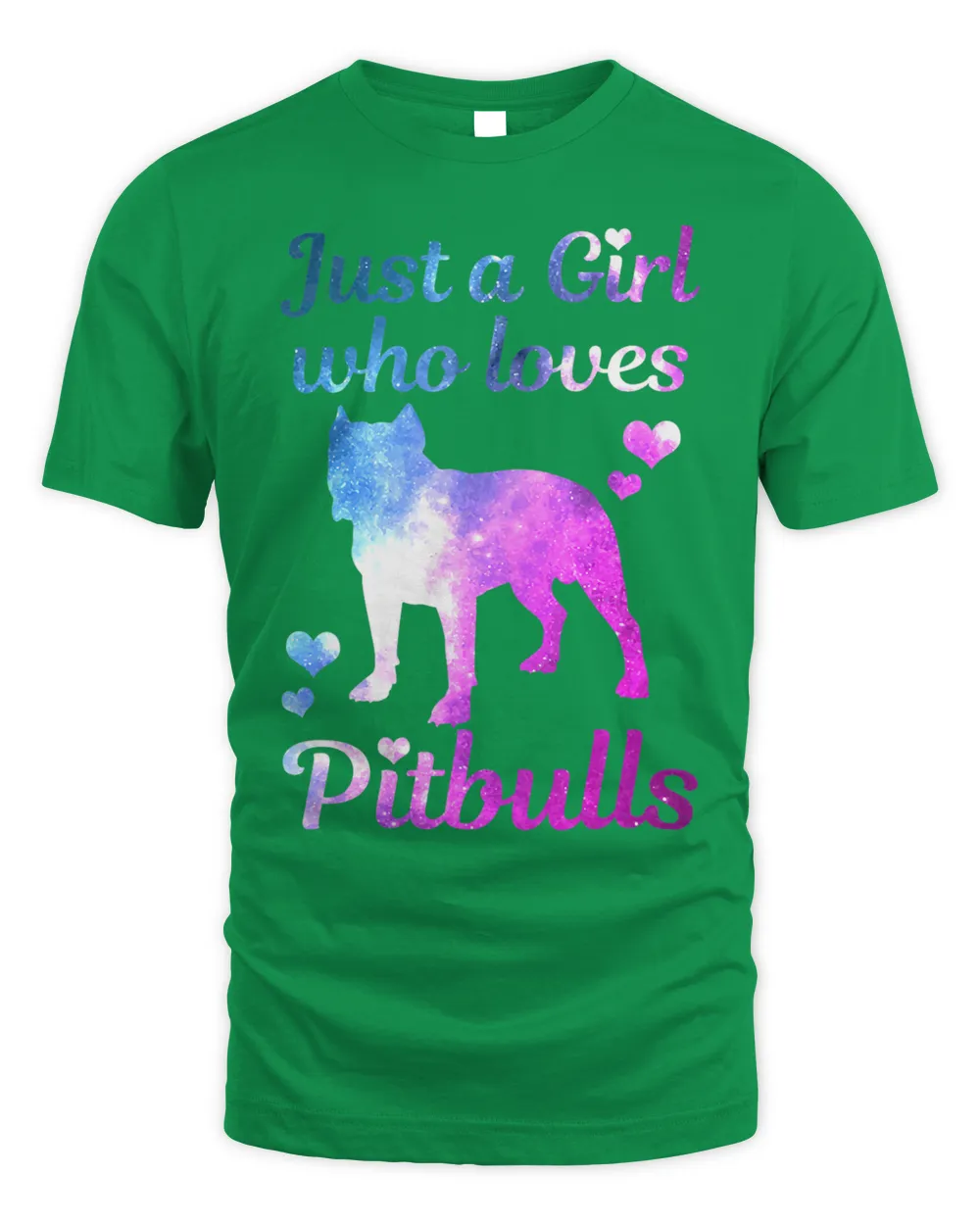 Womens Just A Girl Who Loves Pitbulls Pitbull Mom Dog Mama Gift 2