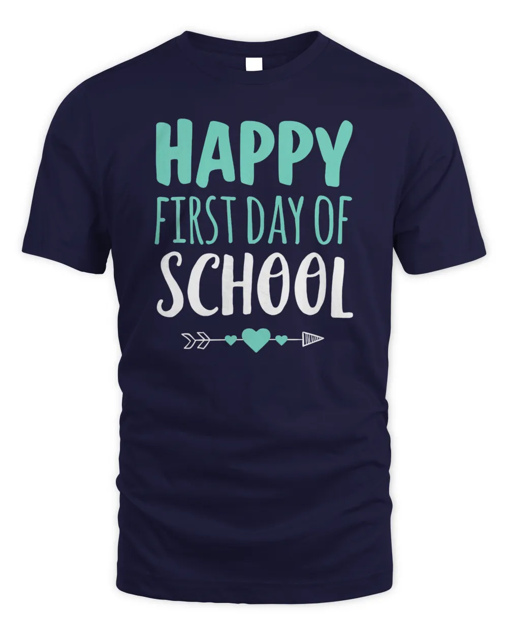 Happy First Day Of School T Shirt Teacher Student Arrow Cute T-Shirt