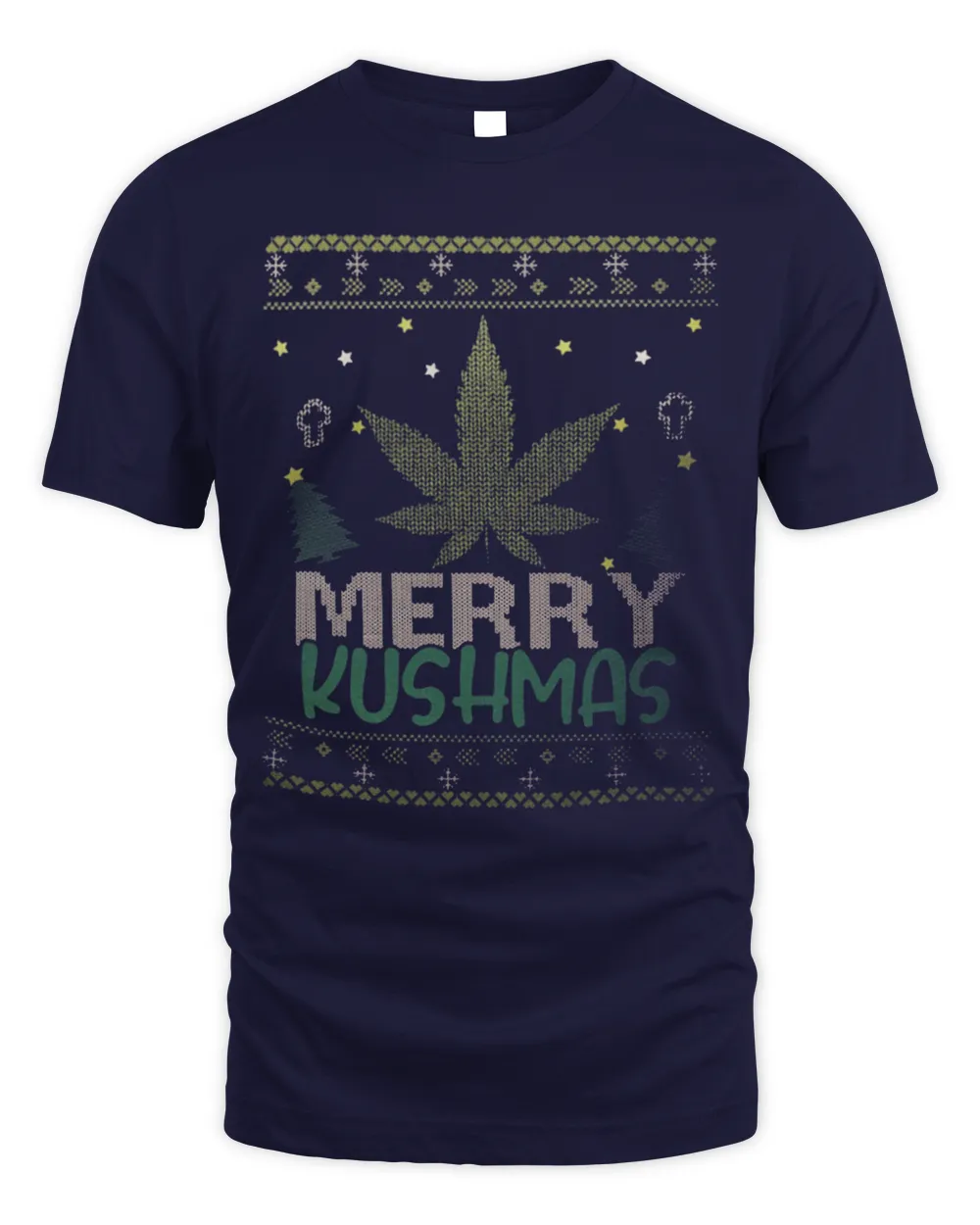 Merry Kushmas Marijuana Ugly Christmas Shirt
