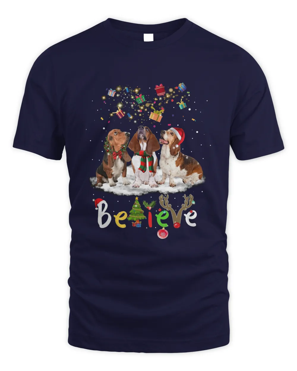 Dachshund Believe Ball Gift Merry Christmas Sweatshirt