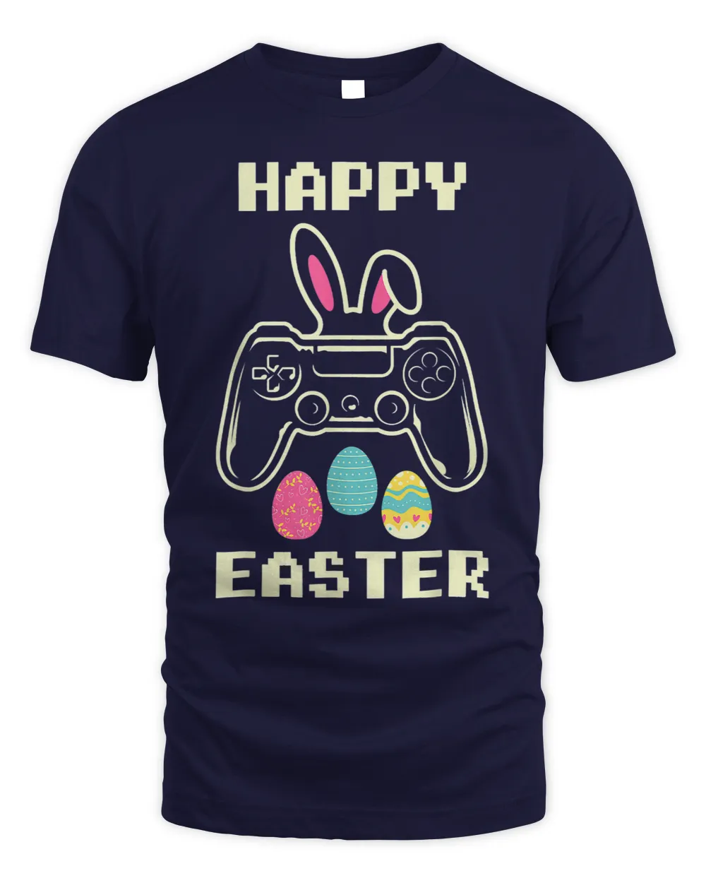Gamer Video Game Rabbit Bunny Eggs Hunting Happy Easter Day