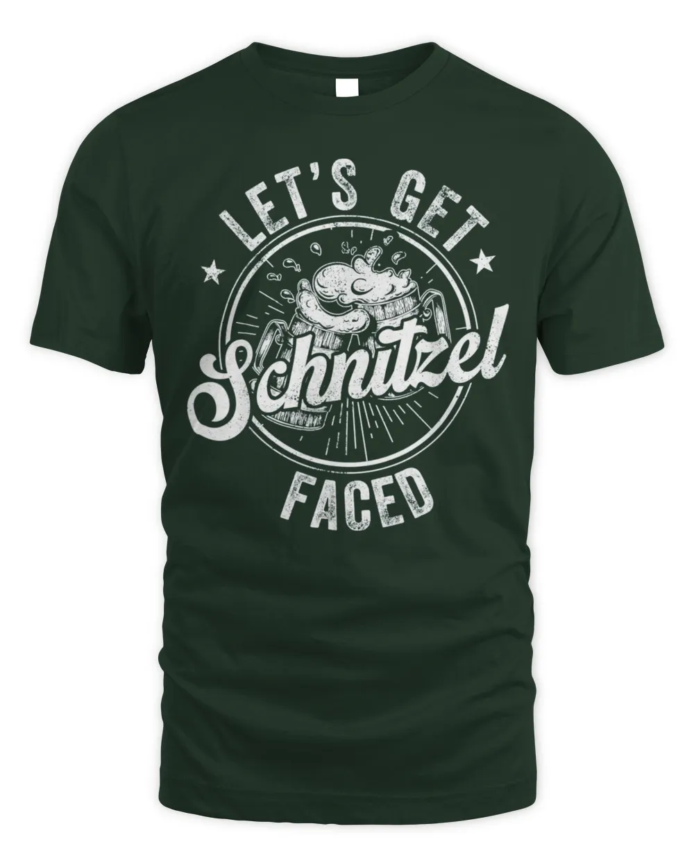 Let’s Get Schnitzel Faced Oktoberfest German Beer Mug T-Shirt