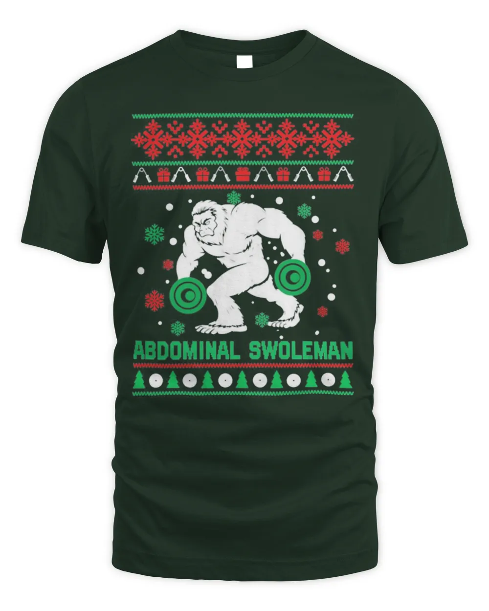 Abdominal swoleman Christmas Shirt