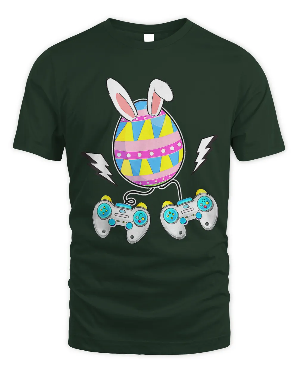 Gamer Games Video Game Eggs Hunting Bunny Happy Easter Day