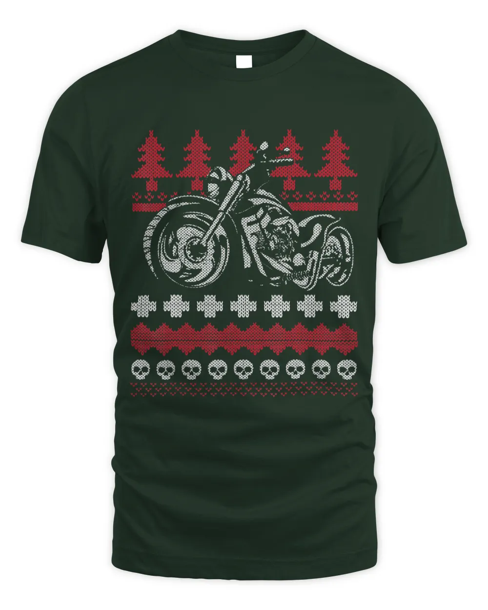 Ugly Christmas Motorcycle Chopper Oh What Fun It is to Ride