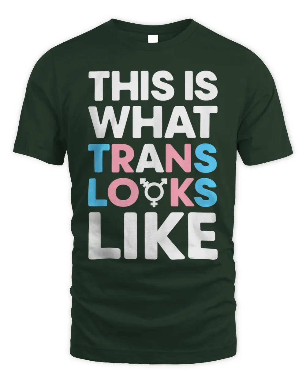 This Is What Trans Looks Like LGBT Transgender Pride Flag