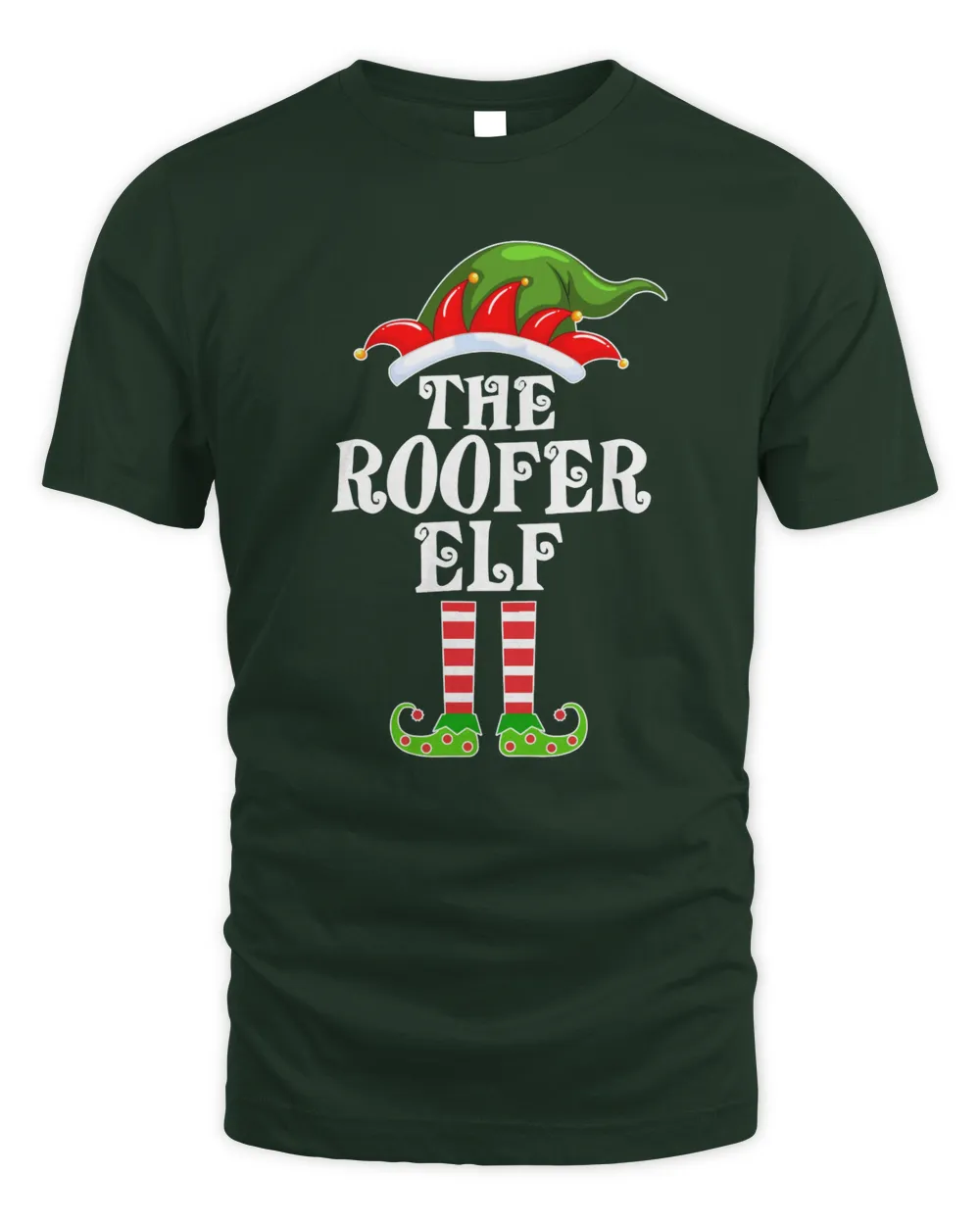 Roofer Elf Matching Family Group Christmas Party Pajama