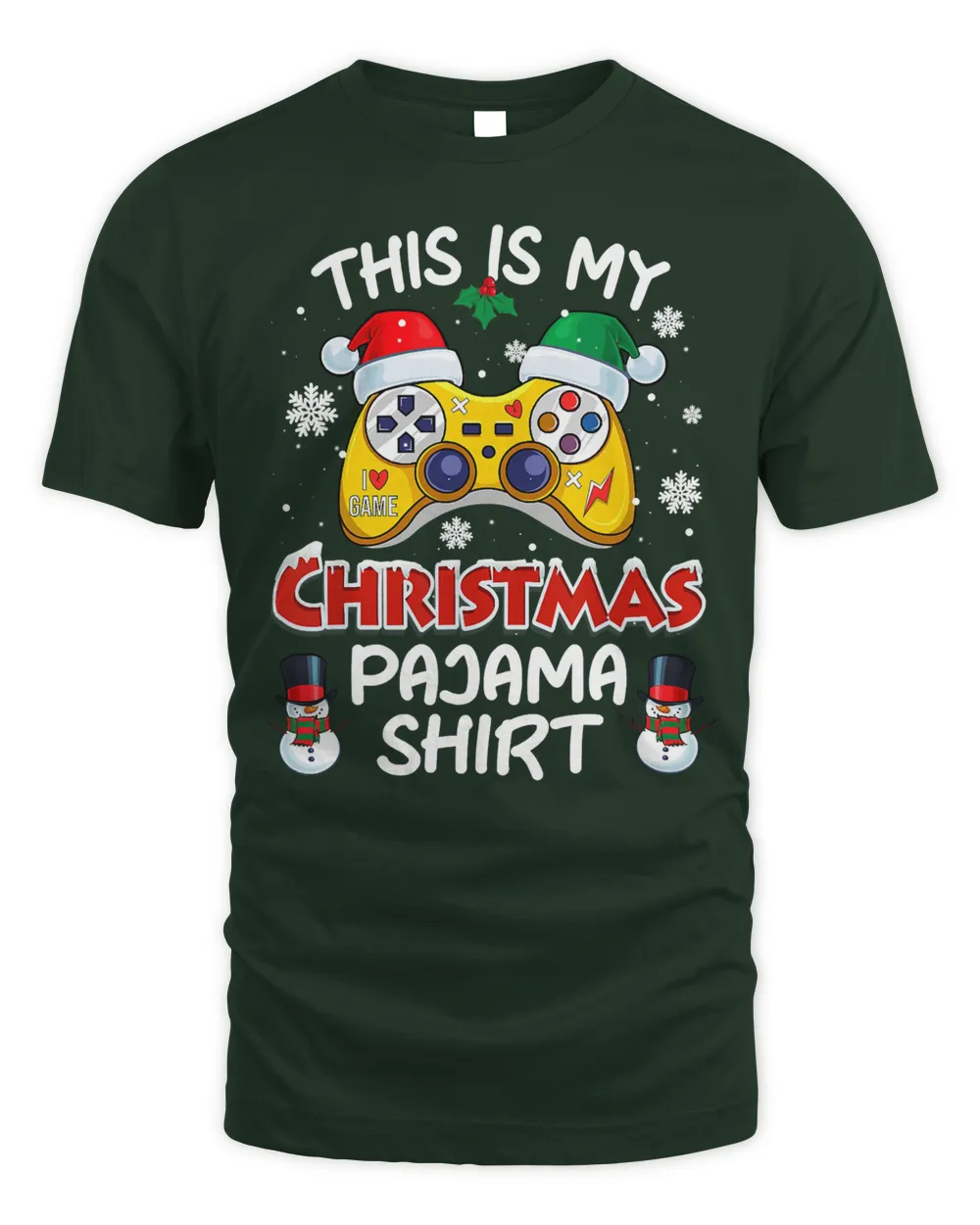 Funny Saying This Is My Christmas Pajama Game Lover 383