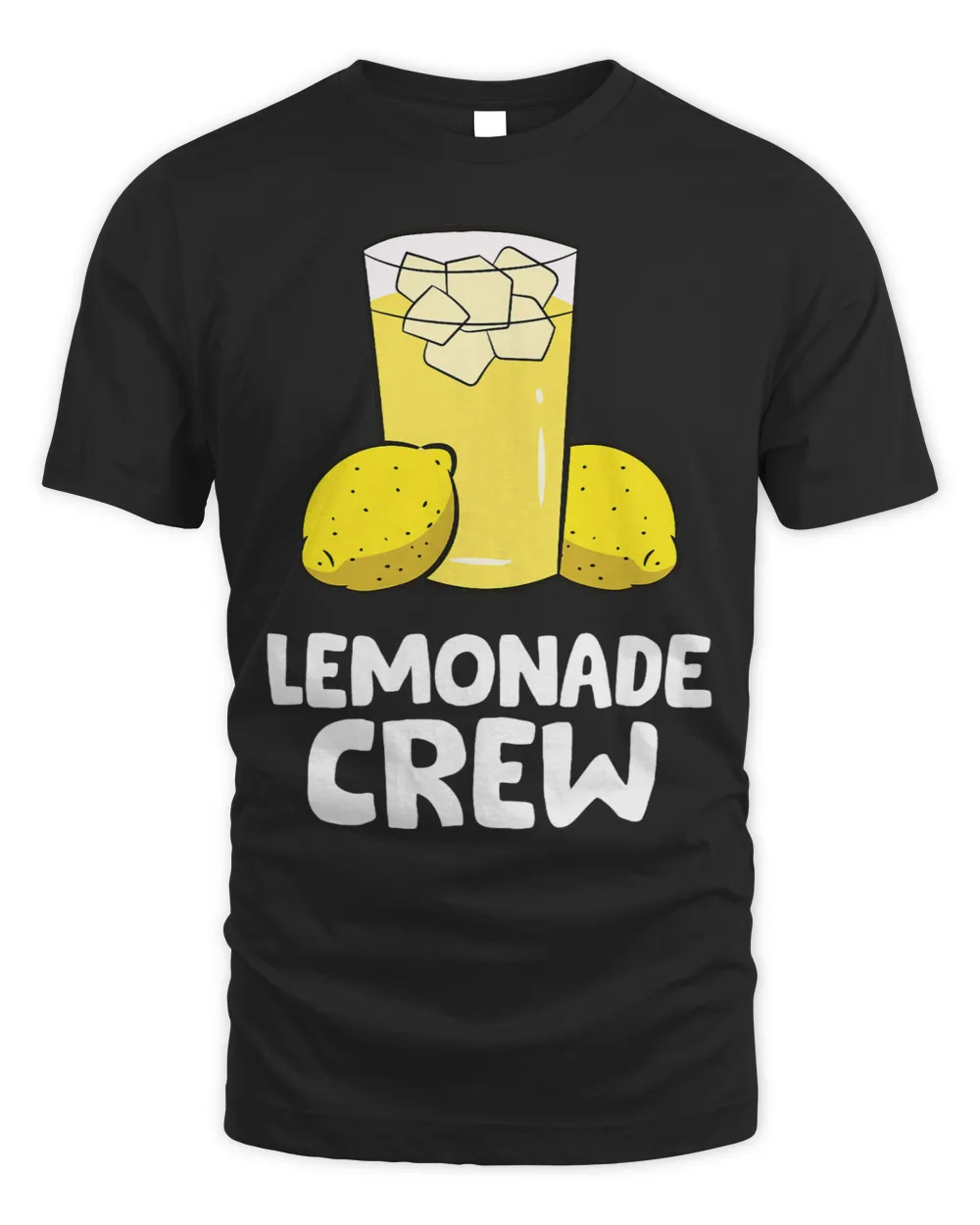 Lemonade Crew Lemon Juice Funny Lemonade Unisex Standard T-Shirt black s