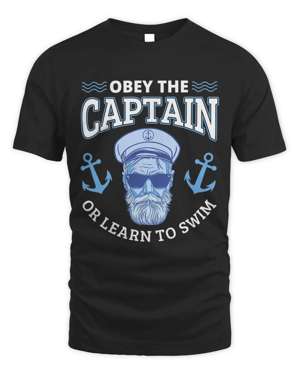 Obey The Captain Boater Funny Nautical Boating Boat