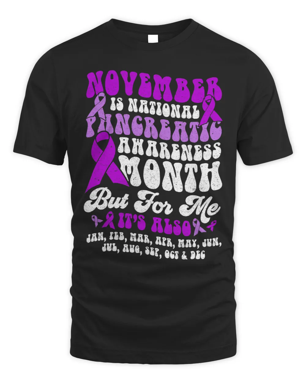 November is National Pancreatic Cancer Awareness Ribbon 3