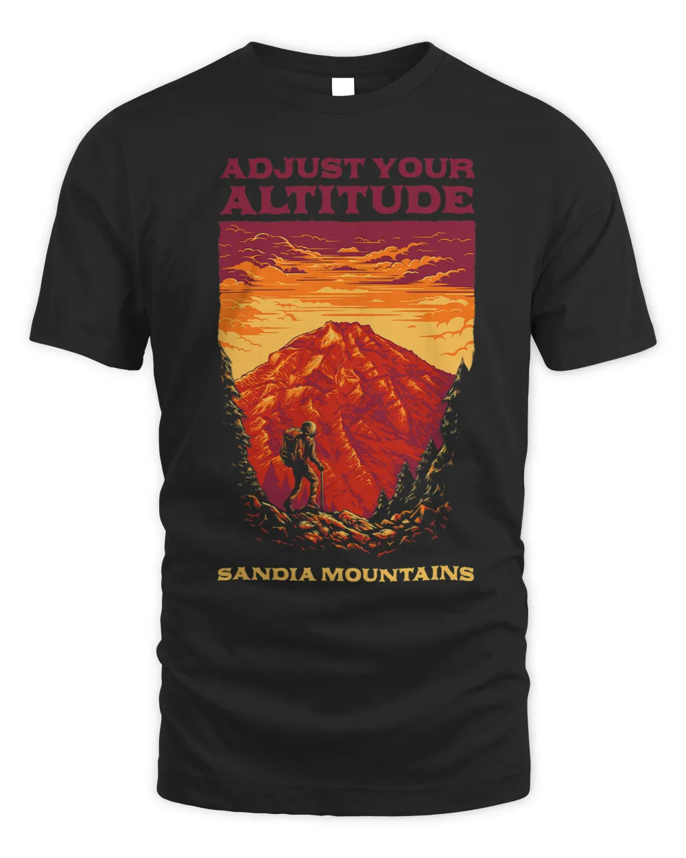 Hiking Hiker Adjust Your Altitude Sandia Mountains Hiking New Mexico Hike