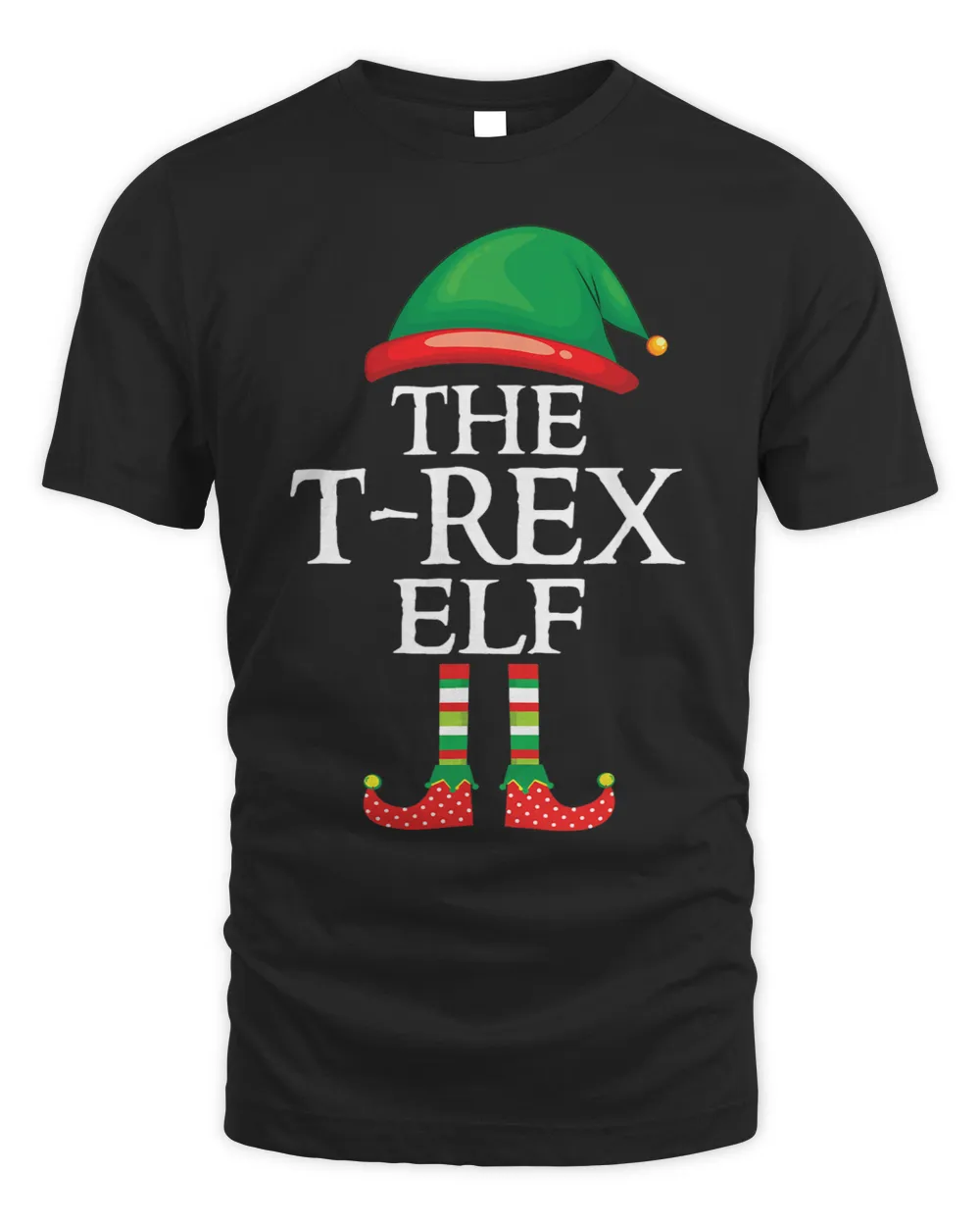Im The TRex Elf Shirt Matching Family Group Christmas Tee