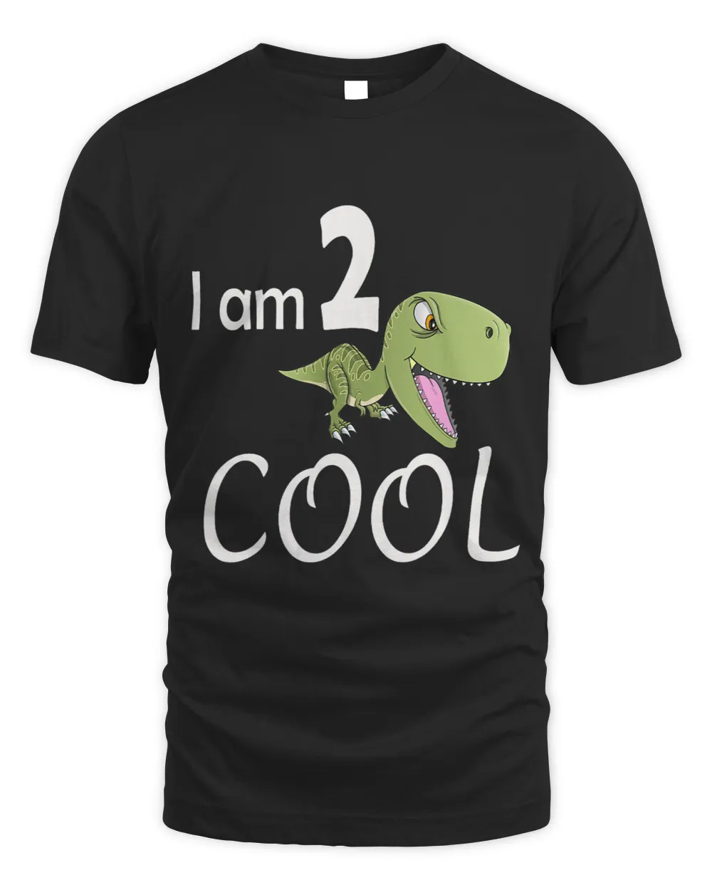 I am 2 Cool 2 year old TRex Kids Clothing