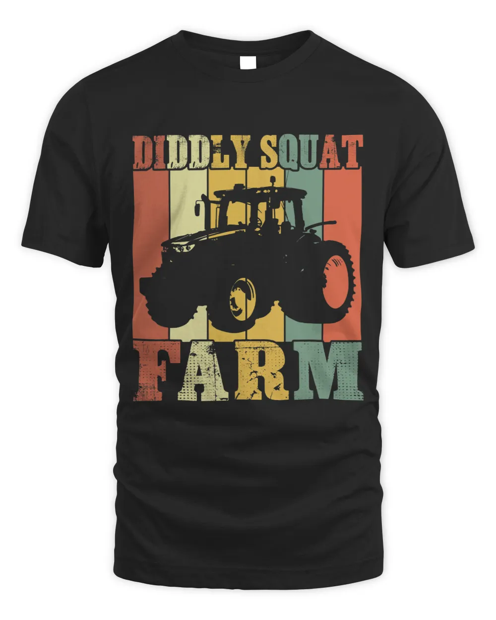 Perfect Tractor Design Diddly Squat Farm Speed And Power Unisex Standard T-Shirt black s