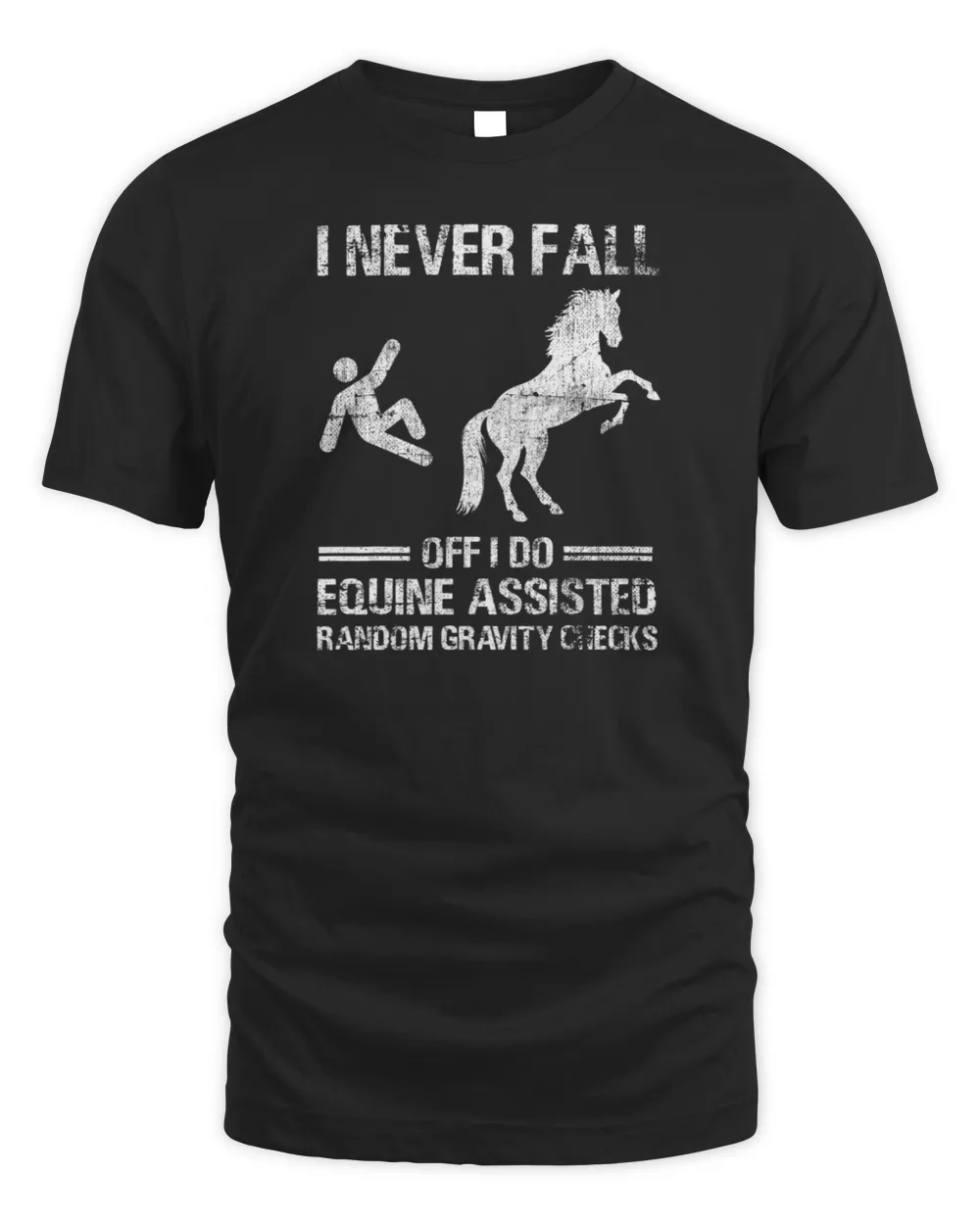 Equine Assisted Gravity Checks Funny Horse