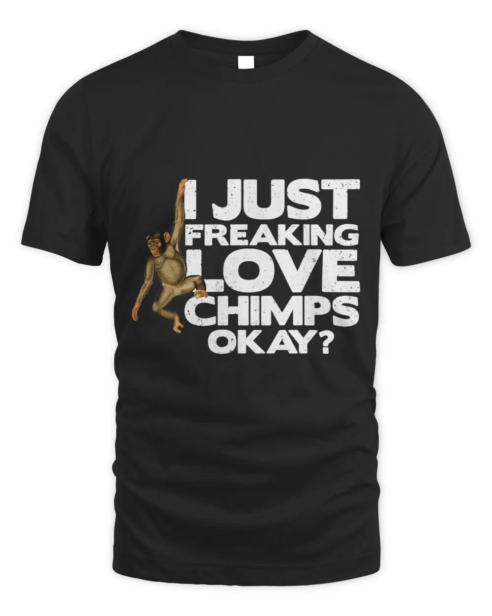 Chimp Tshirt Chimpanzee Tee Chimpanzee Lover Chimp