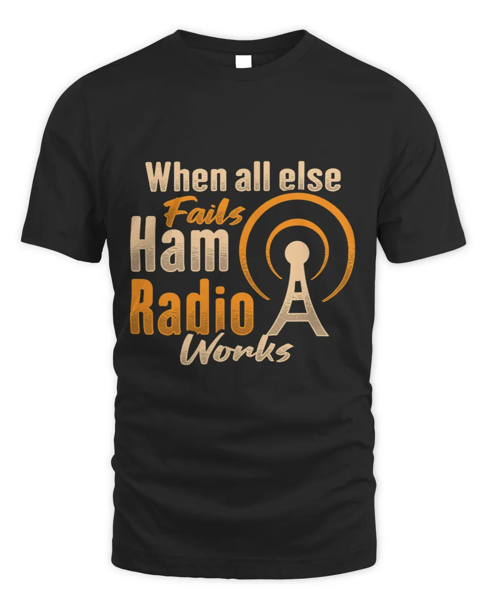 Amateur Radio Design for a Ham Radio Operator Unisex Standard T-Shirt black s