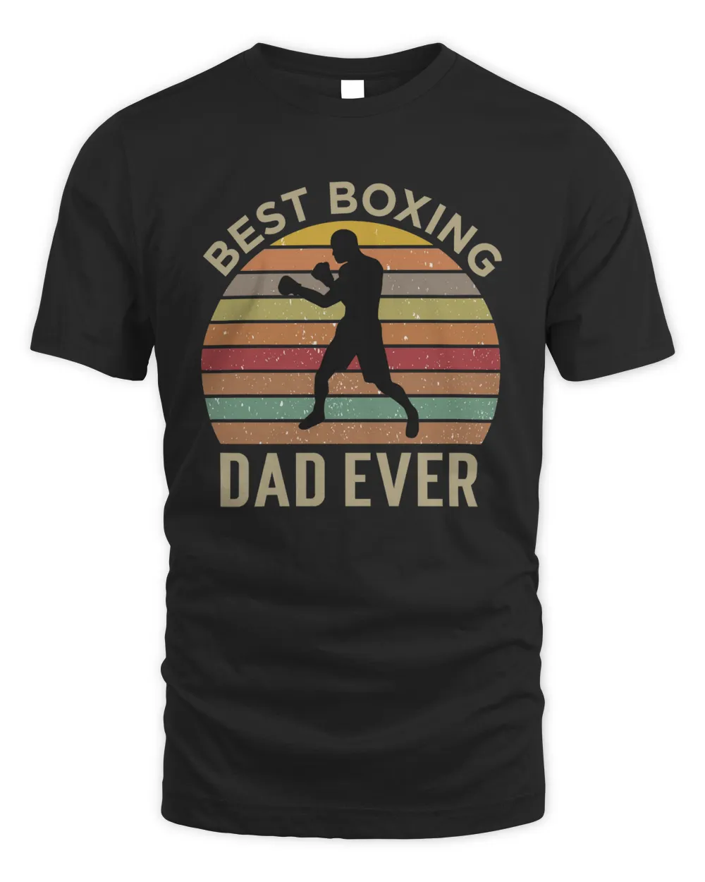 Best Boxing Dad Ever Father's Day Vintage T-shirt
